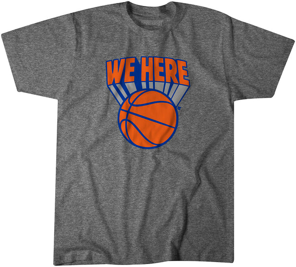 New York Knicks - Hardwood Classics Throwback Logo Tri-Blend NBA T