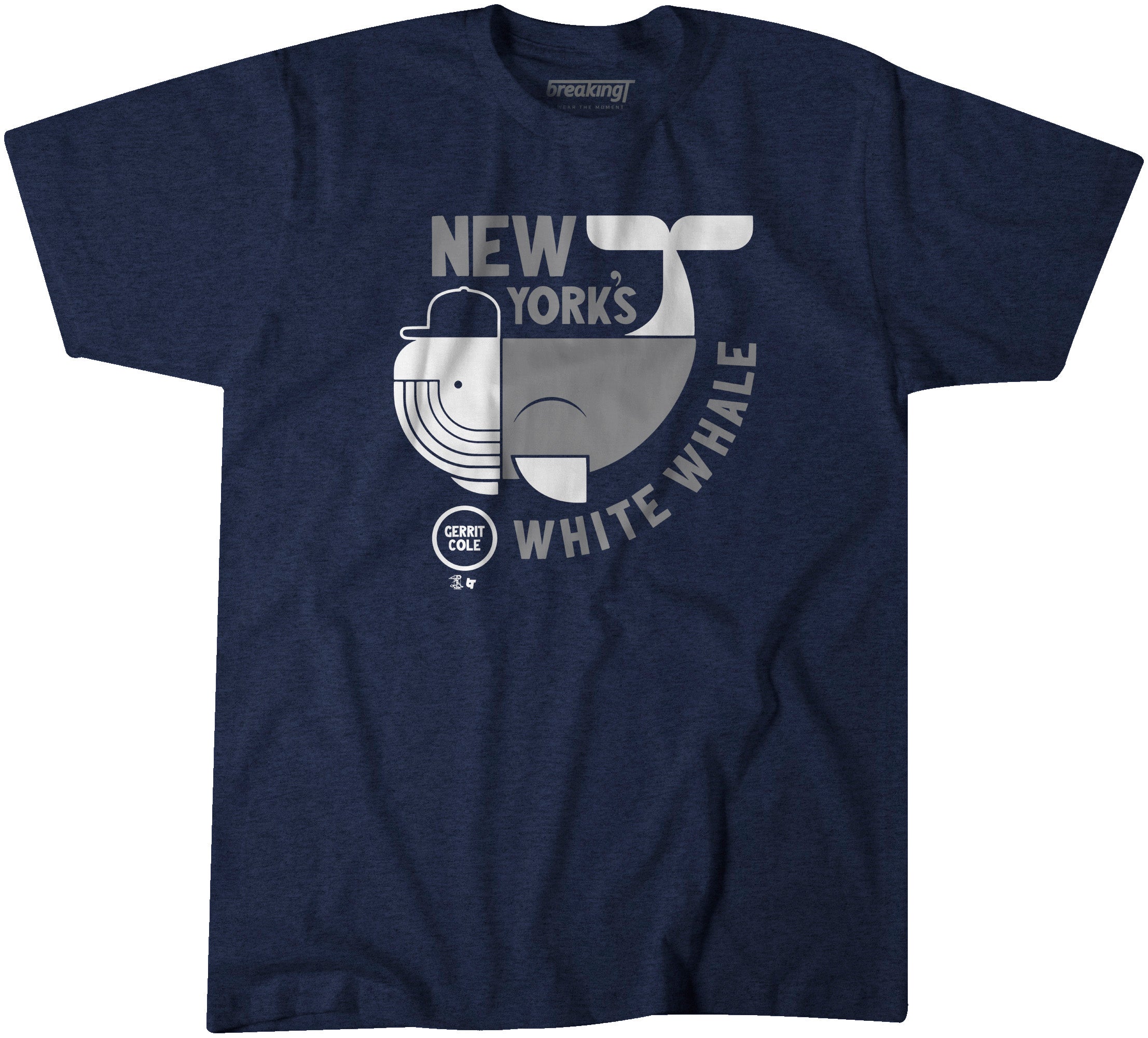 Offcial Gerrit Cole New York's White Whale T-Shirt - ReviewsTees