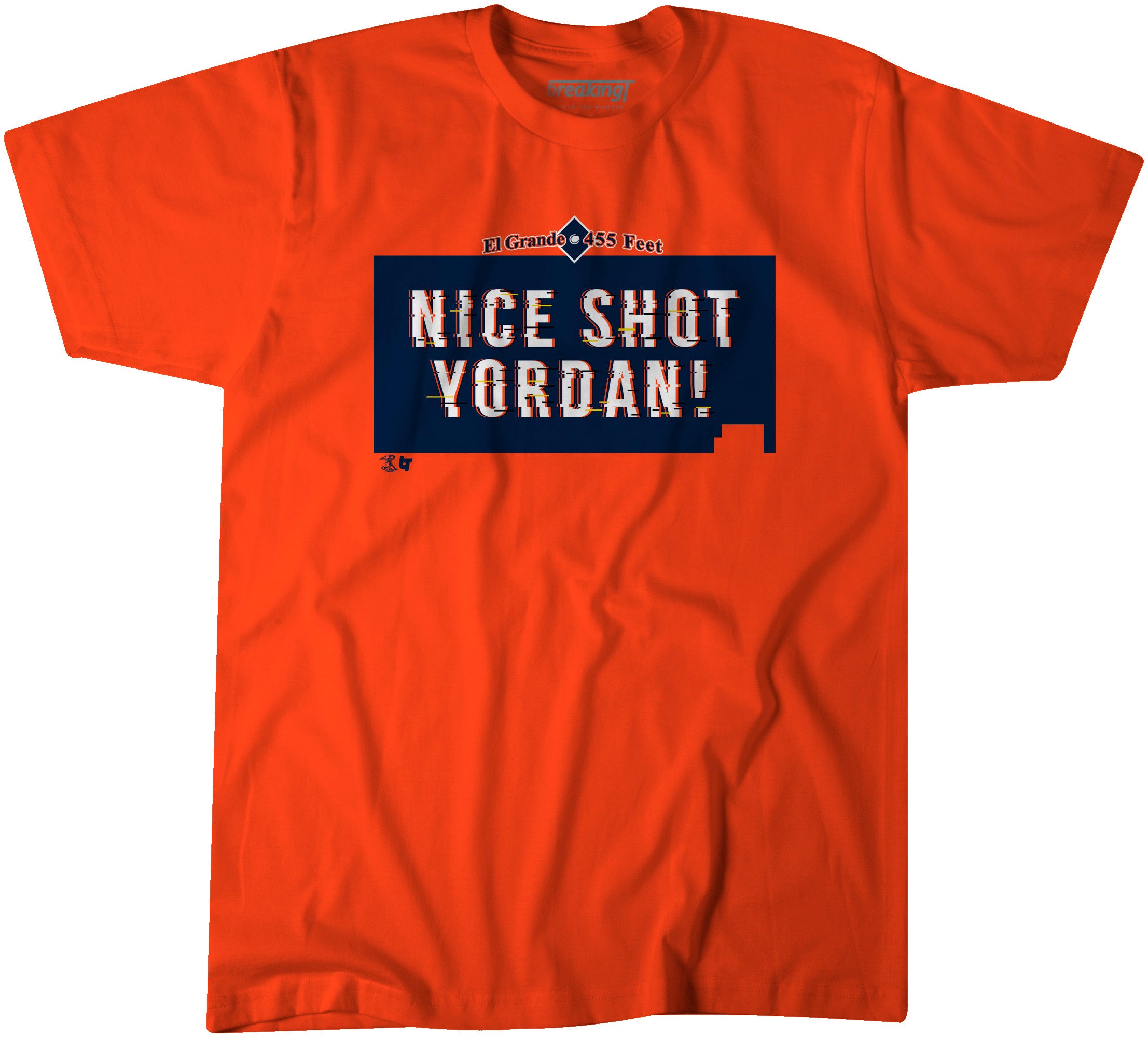 Nice Shot Yordan!, Large - MLB - Orange - Sports Fan Gear | breakingt