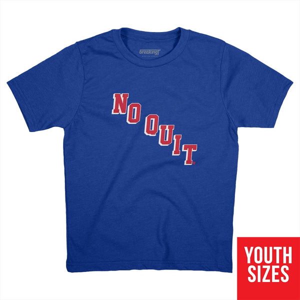 New York Rangers No Quit Unisex T-Shirt - Teeruto