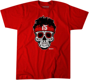 Baysox Sugar Skull Teal T-Shirt