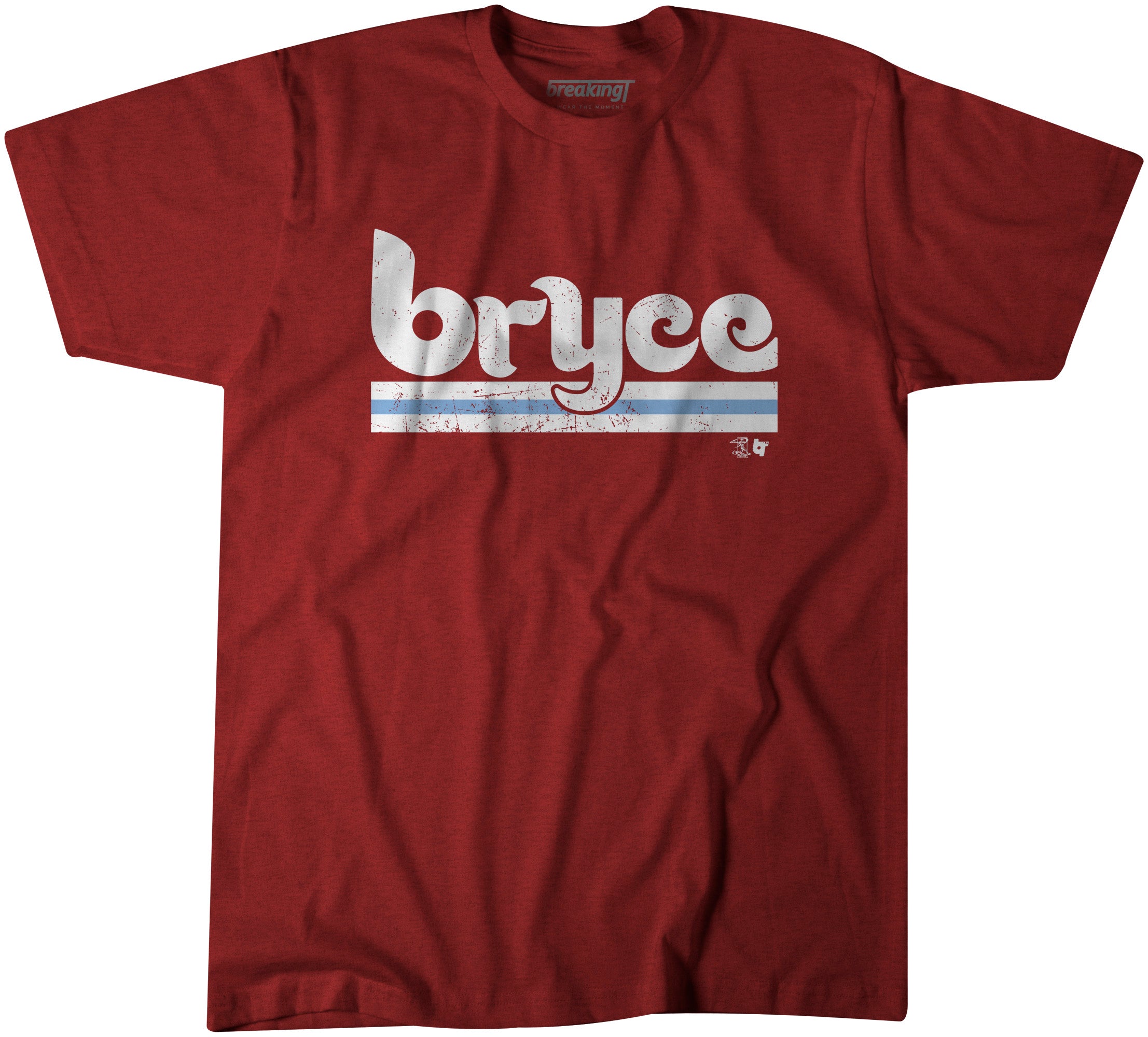 Bryce Harper Philadelphia Phillies Youth Red Backer Long Sleeve T-Shirt 