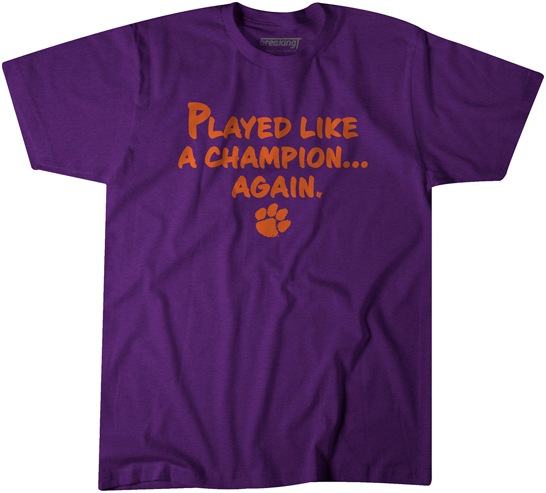 Champion discount clemson shirt