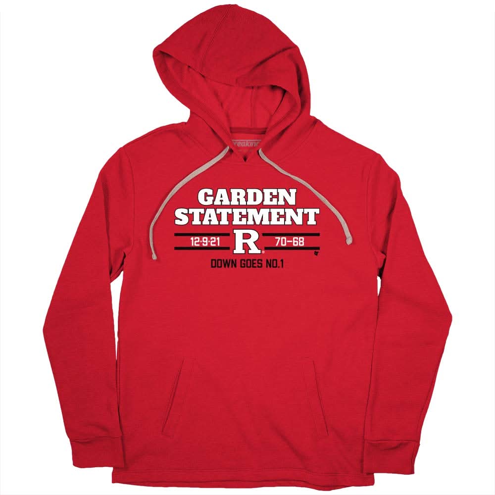 Rutgers Basketball: Garden Statement Adult T-Shirt