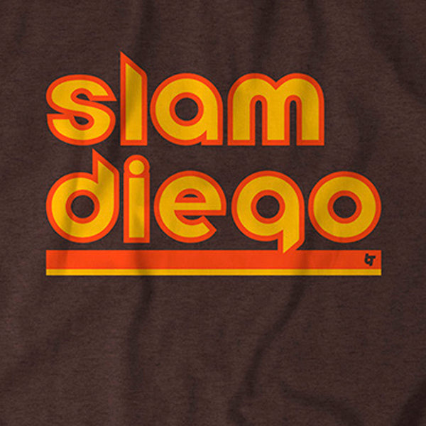  Womens Slam Diego California Tee San Diego V-Neck T