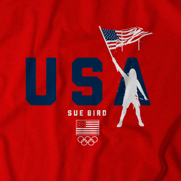 Team USA: Sue Bird Flag Bearer