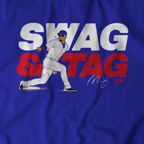 Javier Baez Shirt - Swag & Tag, Chicago, MLBPA - BreakingT