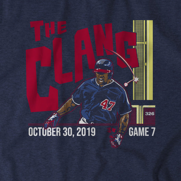 The Clang, Youth T-Shirt / Large - MLB - Blue - Sports Fan Gear | breakingt