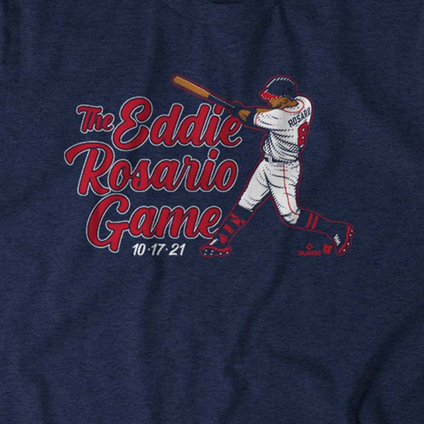 The Eddie Rosario Game, Adult T-Shirt / Medium - MLB - Sports Fan Gear | breakingt