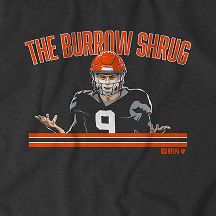 The Joe Burrow Shrug