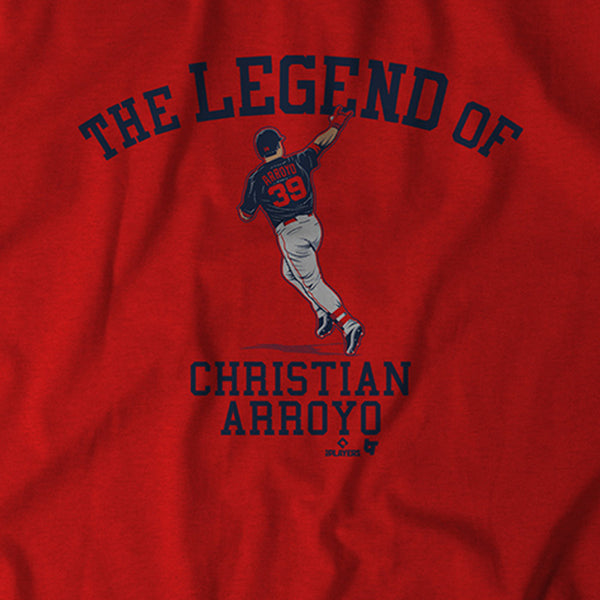 The Legend of Christian Arroyo, Adult T-Shirt / 4XL - MLB - Sports Fan Gear | breakingt