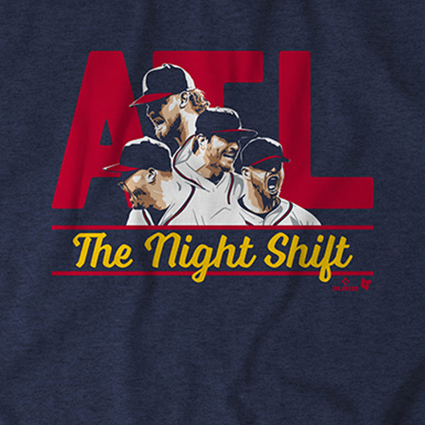 Atlanta: The Night Shift, Hoodie / Small - MLB - Sports Fan Gear | breakingt