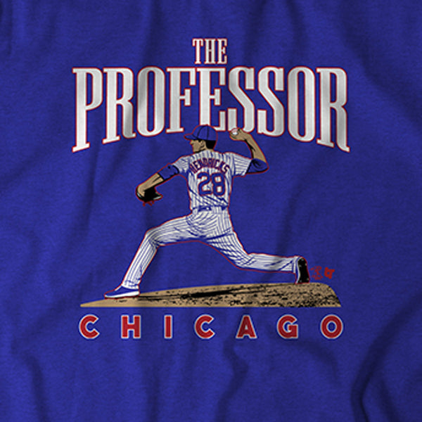 Kyle Hendricks The Professor Shirt - MLBPA Licensed - BreakingT