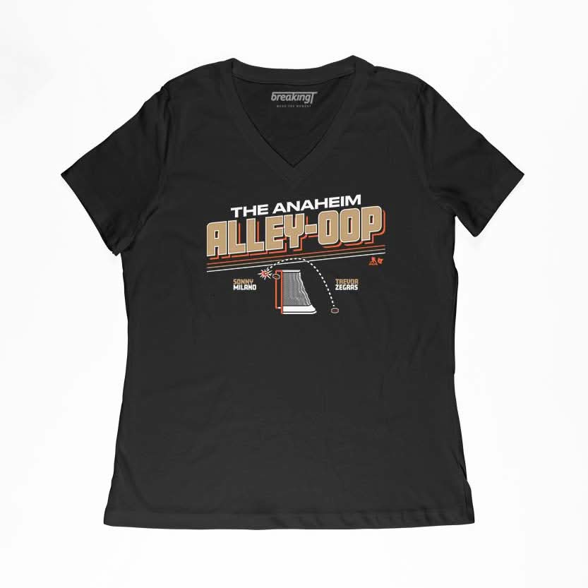 Trevor Zegras & Sonny Milano: The Anaheim Alley-Oop Adult T-Shirt