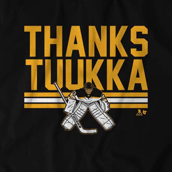Tuukka Rask: Thanks Tuukka
