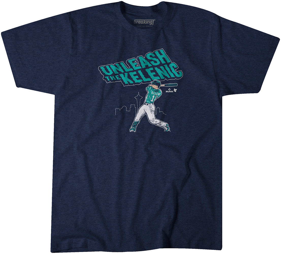 Unleash The Kelenic, 2XL / Adult T-Shirt - MLB - Sports Fan Gear | breakingt