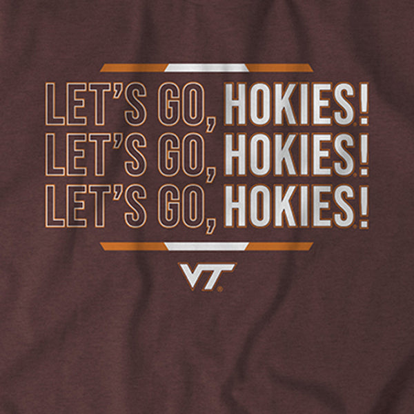 Virginia Tech Hokies Let's Go Hokies Pajamas Set - Growkoc