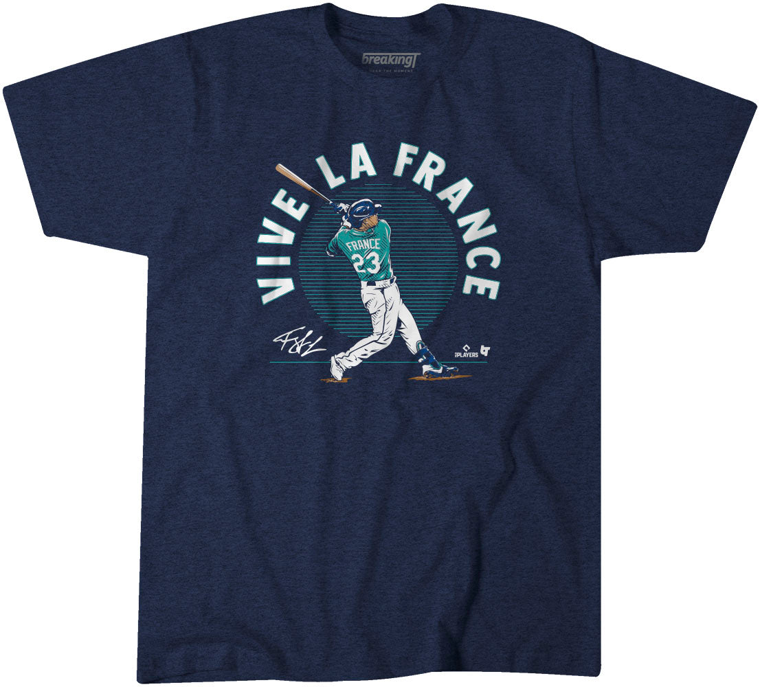 Vive La France, Adult T-Shirt / Small - MLB - Sports Fan Gear | breakingt