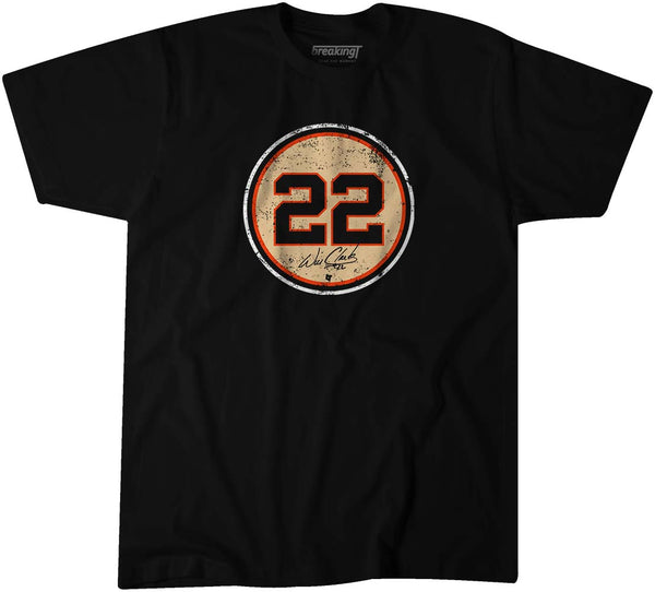 Will Clark: 22 Shirt + Hoodie, SF - MLBPAA Licensed - BreakingT
