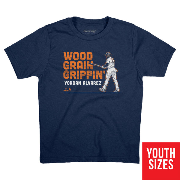 Wood Grain Grippin', Hoodie / Large - MLB - Sports Fan Gear | breakingt