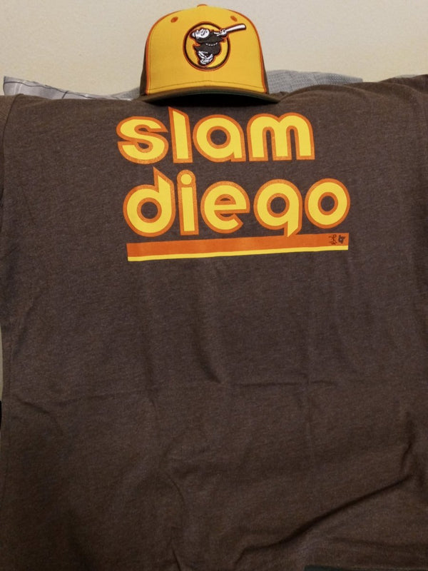 Men's Fanatics Branded Brown San Diego Padres Slam Diego T-Shirt