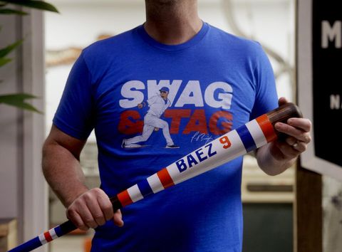 Javier Baez Shirt - Swag & Tag, Chicago, MLBPA - BreakingT