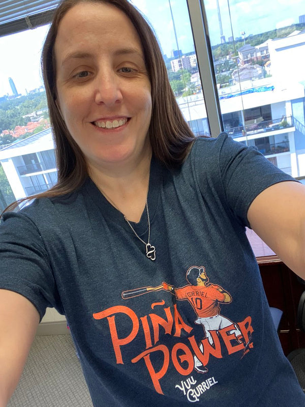 Piña Power Houston, Adult T-Shirt / Large - MLB - Sports Fan Gear | breakingt