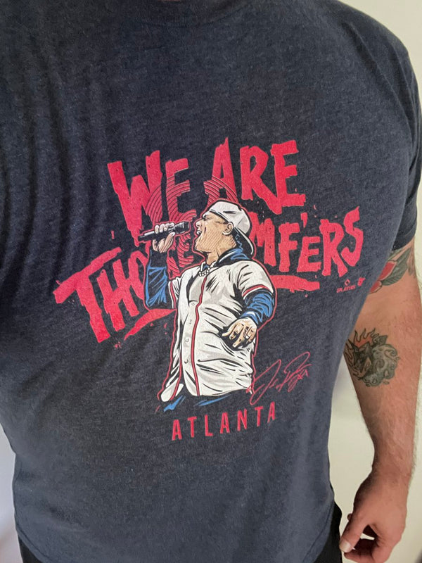 Joc Pederson We Are Those MF'ers Atlanta Braves Shirt, hoodie