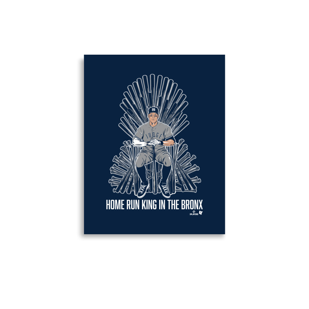 Aaron Judge: Home Run King in The Bronx, Adult T-Shirt / Small - MLB - Sports Fan Gear | breakingt