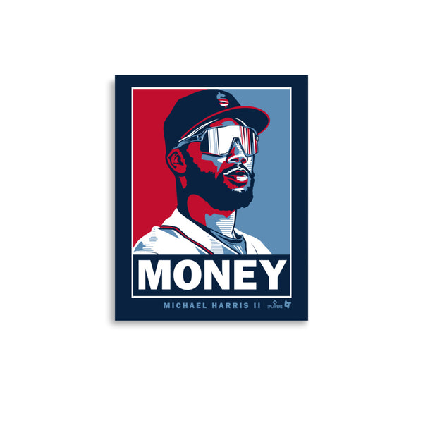 Michael Harris II: Money Mike, Youth T-Shirt / Medium - MLB - Sports Fan Gear | breakingt