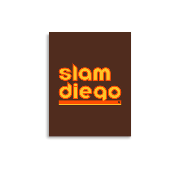 Slam Diego Art Print