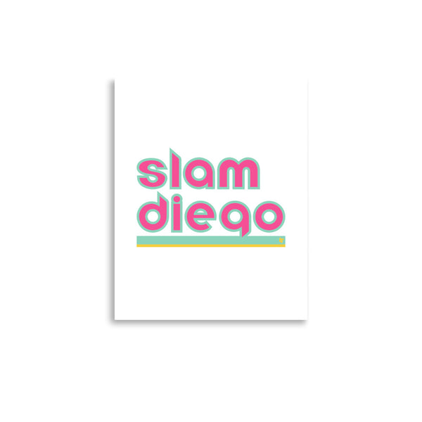 Slam Diego City Edition Art Print