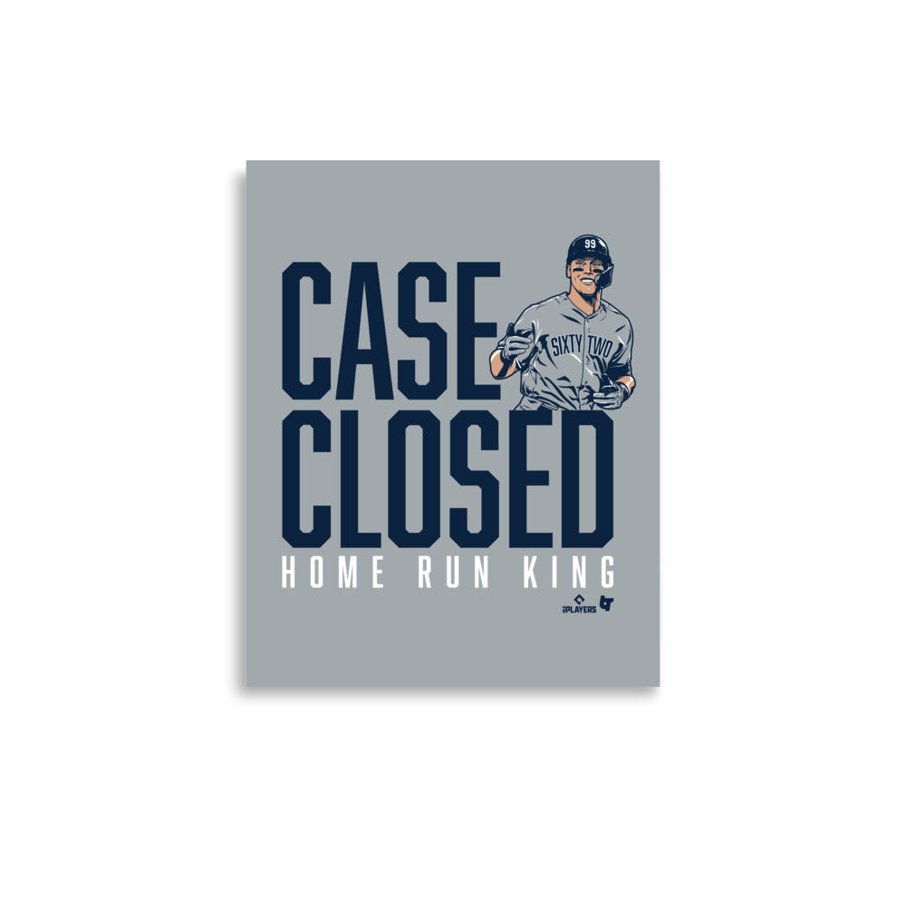 Aaron Judge: Case Closed, Adult T-Shirt / Extra Large - MLB - Sports Fan Gear | breakingt