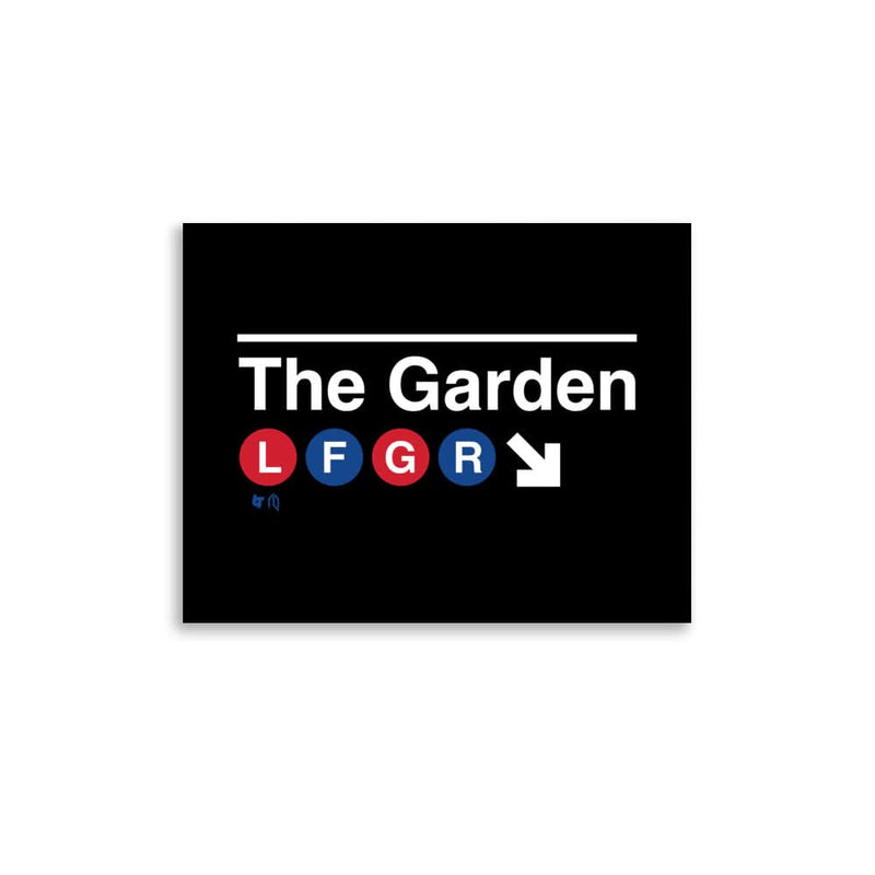 LFGR Subway Sign Art Print