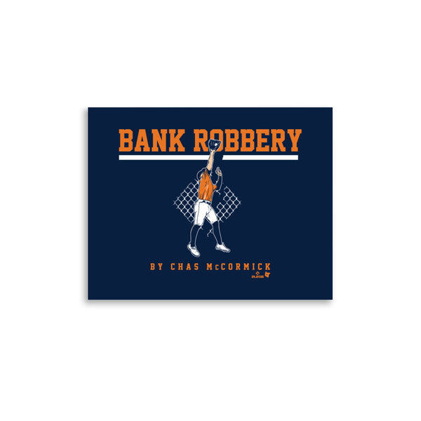 Chas McCormick: The Bank Robbery Art Print