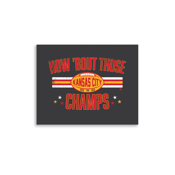 How 'Bout Those Champs Art Print