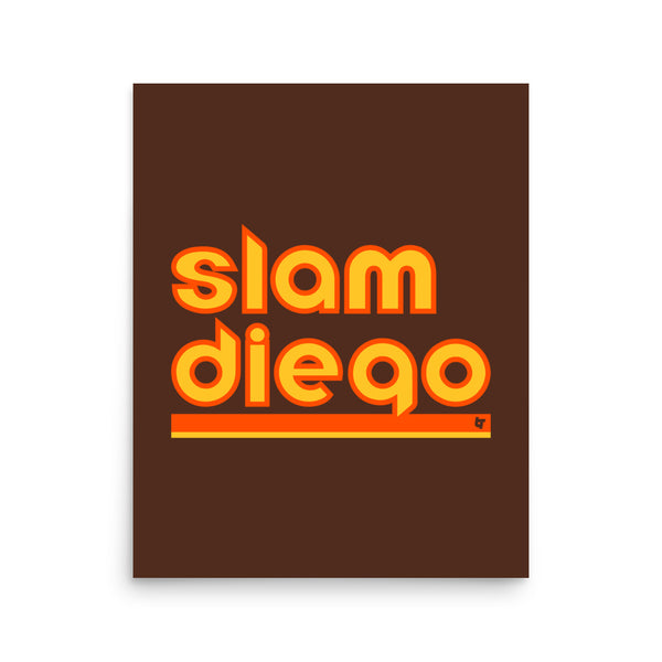 Slam Diego Art Print