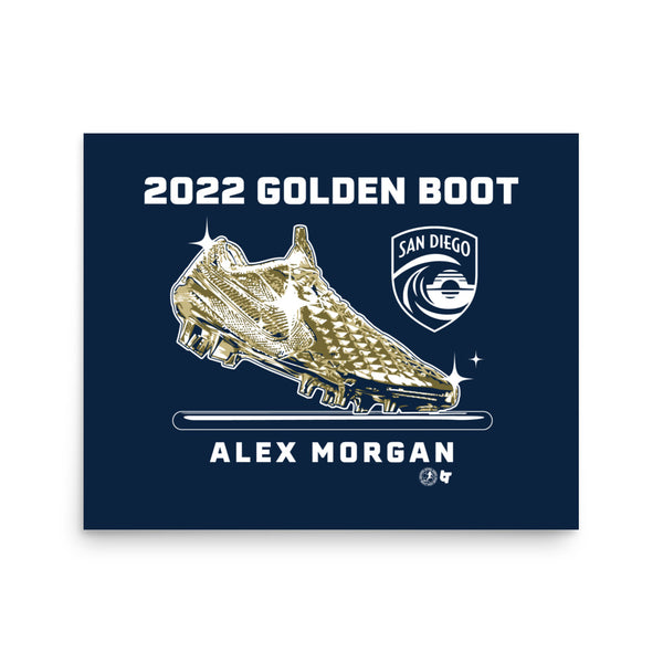 San Diego Wave FC: Alex Morgan Golden Boot Art Print