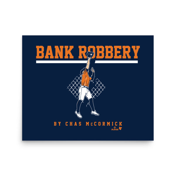 Chas McCormick: The Bank Robbery Art Print