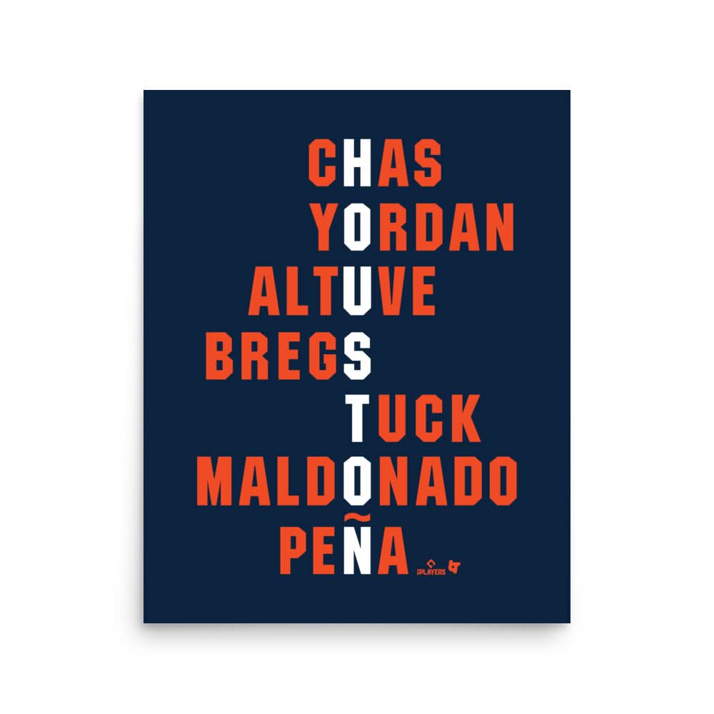 Houston Names Art Print