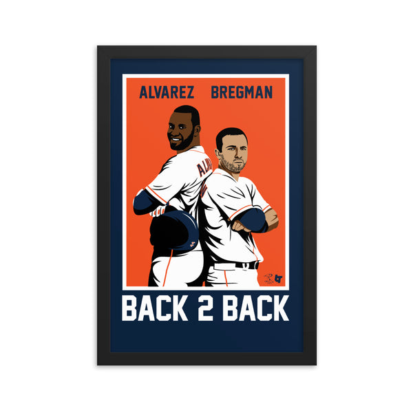 Alvarez/Bregman: Back 2 Back Framed Print