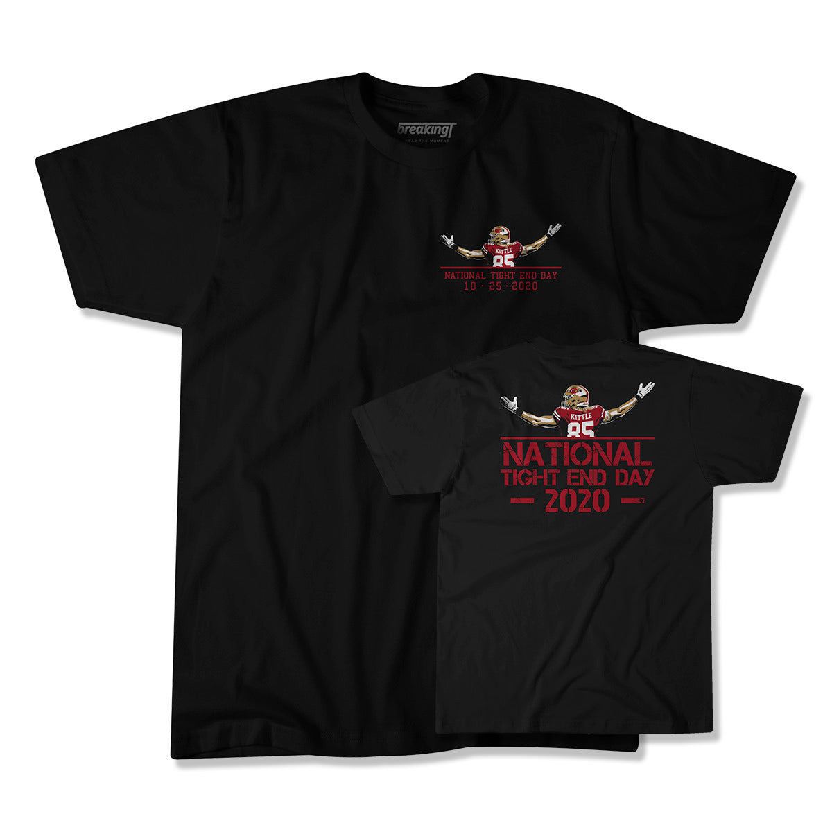 George Kittle Officially Licensed Apparel, Shirts, Hoodies - BreakingT