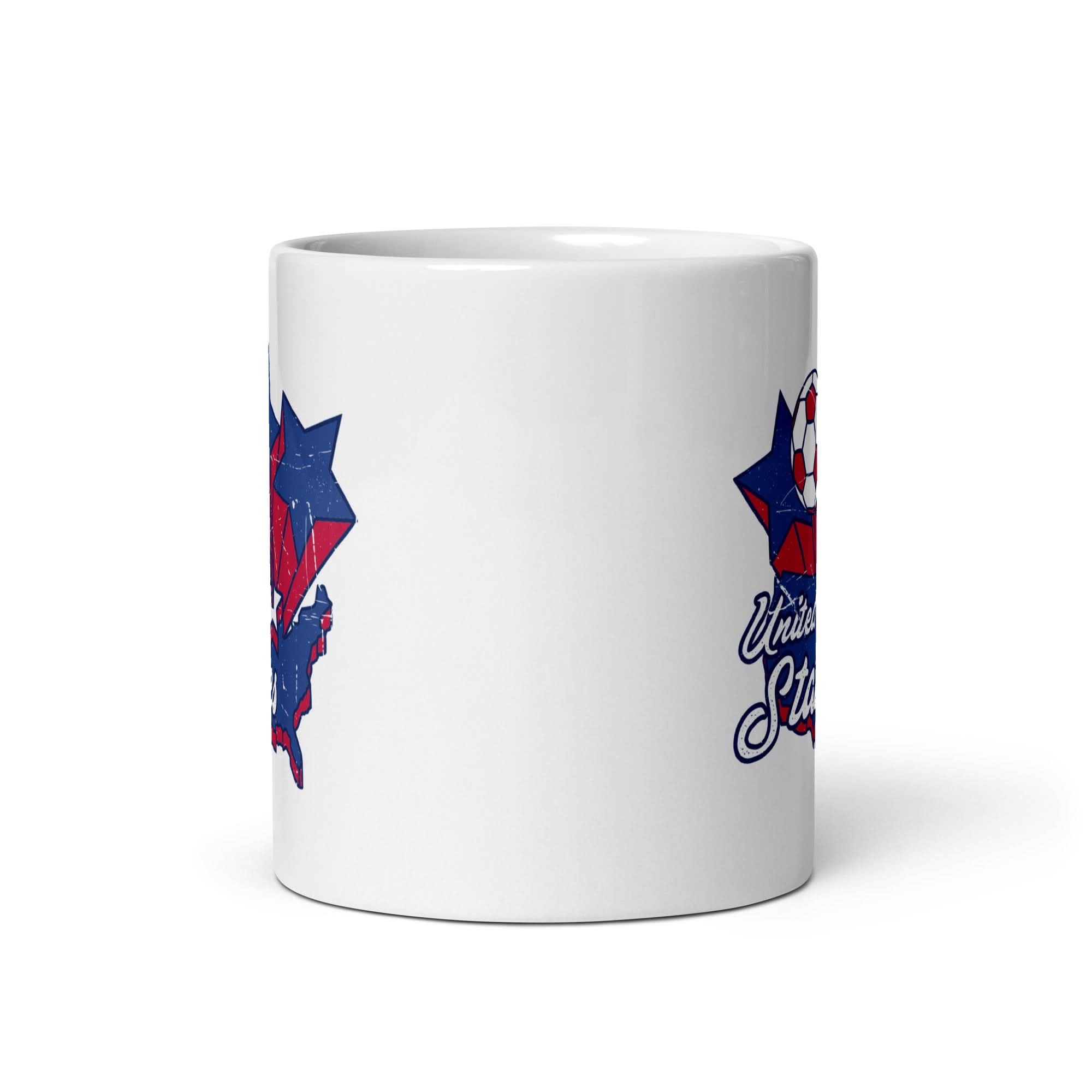 USA Soccer Vintage Map Mug