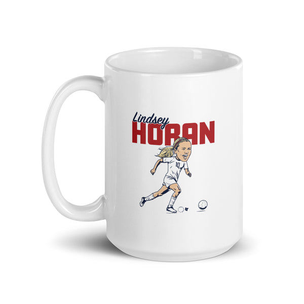 Lindsey Horan: Caricature Mug