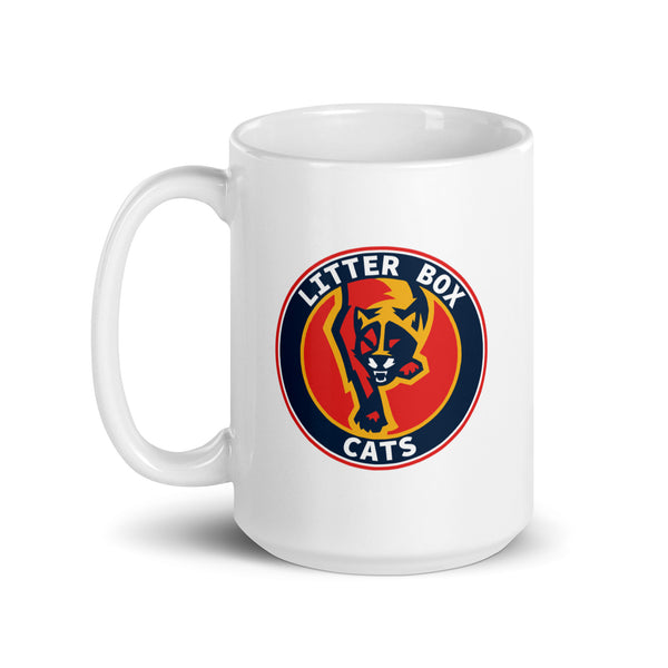 For Hockey Fans: Litter Box Cats Logo Mug