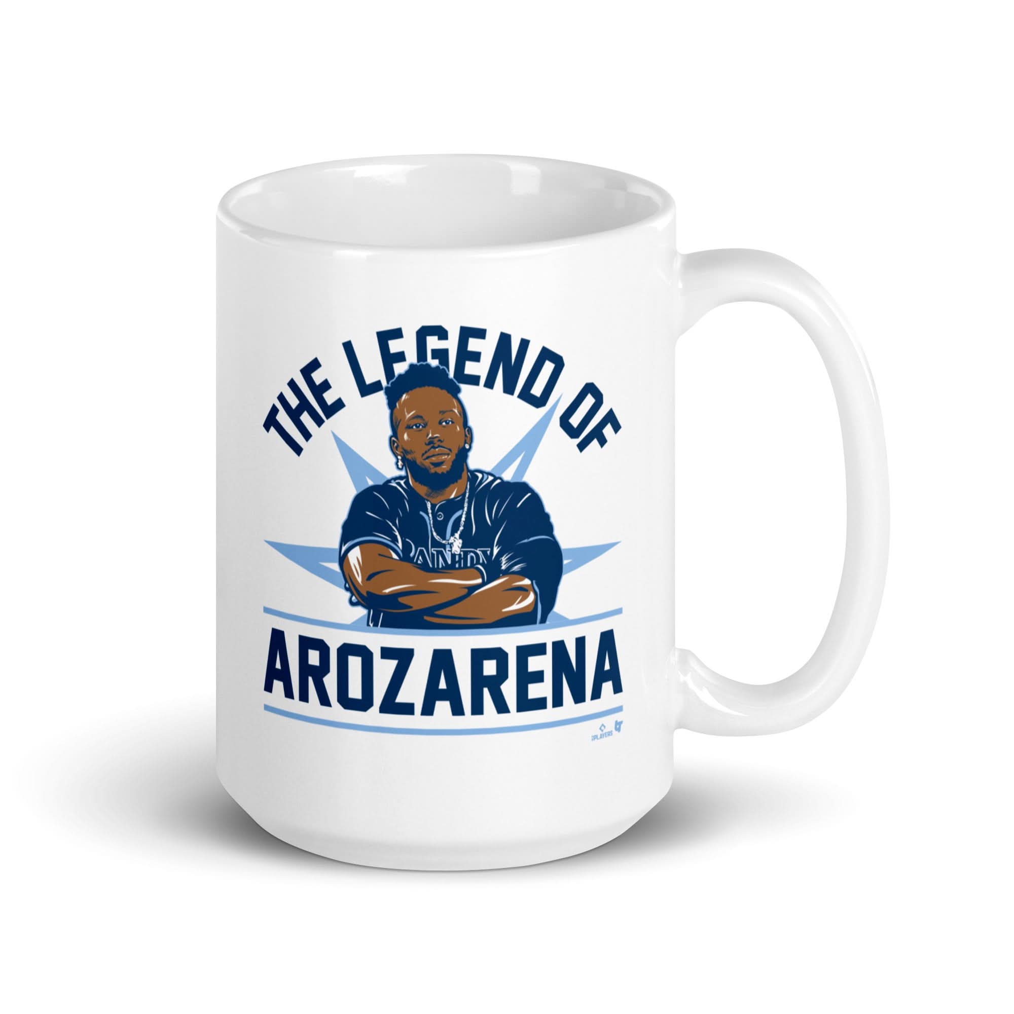 The Legend of Randy Arozarena Mug, Tampa Bay - MLBPA - BreakingT